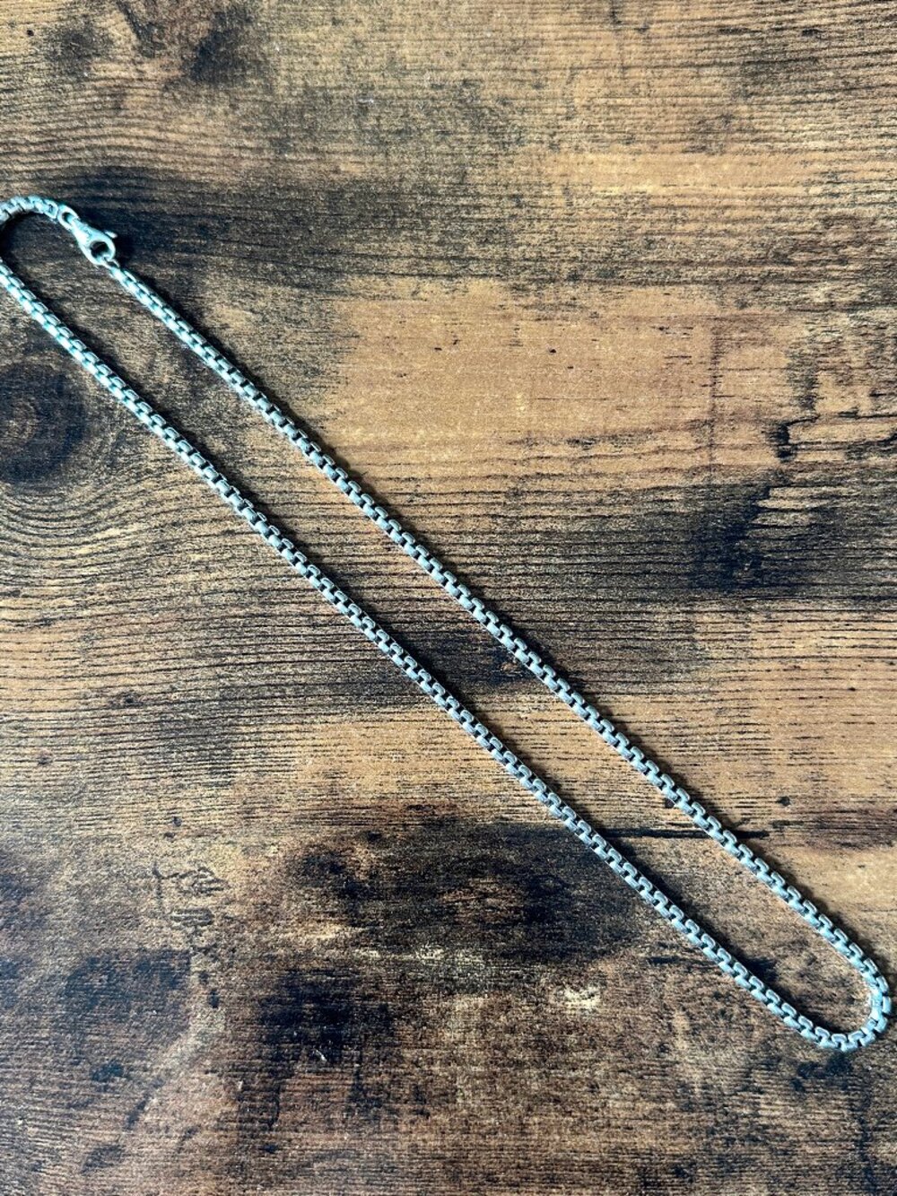 David Yurman Medium Box Chain Necklace in Sterling Silver - 3.6mm - 20"